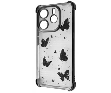 Чохол WAVE Winkie Xiaomi Redmi Note 14 5G black/butterfly