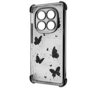 Чохол WAVE Winkie Xiaomi Redmi Note 14 Pro 4G 162.2mm black/butterfly