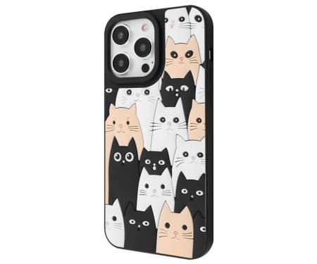 Чохол WAVE Doodle Case iPhone 13 Pro Max cats