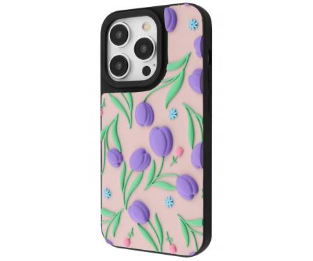 Чохол WAVE Doodle Case iPhone 14 Pro flowers