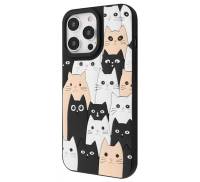 Чохол WAVE Doodle Case iPhone 16 Pro Max cats