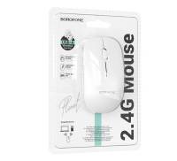 Mouse Wireless Borofone BG14 White