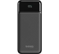 Зовнішній аккумулятор (повербанк) Sigma mobile X-power 2USB+Type-C 22.5W 30000mAh Black (SI30A4QL)