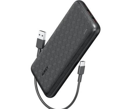 Зовнішній акумулятор (повербанк) Aukey Ultrafast 20000mАh 18w Black (PB-N93A)