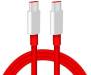 Кабель Oneplus Warp Charge Type-C to Type-C 8A (1m) Red (C203A)