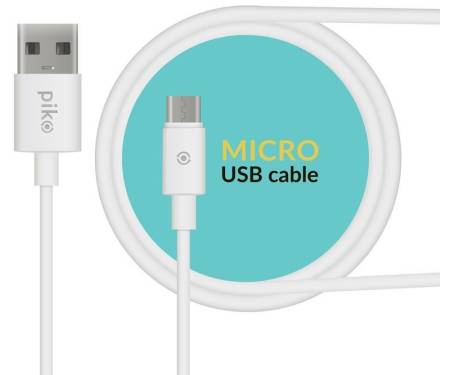 Кабель Piko CB-UM11 Type-A to microUSB (1.2m) White (1283126496172)