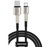 Кабель Senteo SM-03 6A/66W Iron Series USB-A to USB-C 1m Black