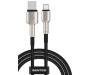 Кабель Senteo SM-03 6A/66W Iron Series USB-A to USB-C 1m Black