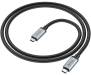 Кабель USB Type-C Hoco US06 USB3.2 Type-C to Type-C 20Gbps 1m Black