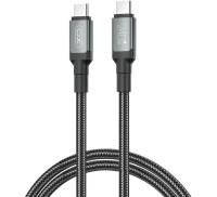 Кабель XO NBQ264A-CC USB-Type-C to USB-Type-C 1m Black (NB-Q264A-CC.black)