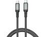 Кабель XO NBQ264A-CC USB-Type-C to USB-Type-C 1m Black (NB-Q264A-CC.black)