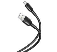 Кабель XO-NB212 Type-A to microUSB (1m) Black (XO-NB212m-BK)