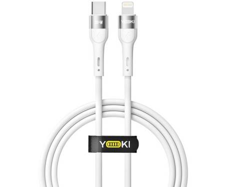 Кабель YOKI EXTRA Type-C to Lightning 30W 1.2m White (YK-CAEX115M1)