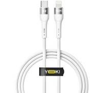 Кабель YOKI EXTRA Type-C to Lightning 30W 1.2m White (YK-CAEX115M1)