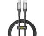 Кабель YOKI SOLID YK-SO15 Type-C to Type-C 60W 1.2m Black (YK-CASO154M2)