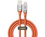 Кабель YOKI ULTRA USB to Type-C 3A 1.2m Orange (YK-CAUL612M9)
