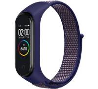 Ремінець Nylon New для Xiaomi Mi Band 3/4/5/6/7 Navy Blue