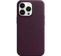 Чохол Leather Case with MagSafe для iPhone 13 Pro Max Dark Cherry