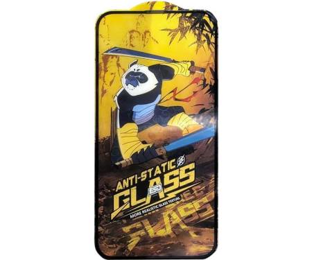 Захисне скло 5D Anti-static Panda (тех.пак) для Apple iPhone 13 Pro Max/14 Plus 6,7" Black