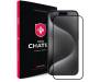 Захисне скло для смартфона +NEU Chatel Corning Gorilla Glass with Mesh for iPhone 15 Pro Max Black
