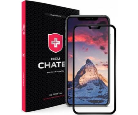 Захисне скло для смартфона +NEU Chatel Full 3D Crystal with Mesh for iPhone XS Max/11 Pro Max Black