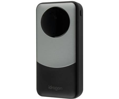 Зовнішній аккумулятор (повербанк) Power bank iDragon KPG-202X 20000mAh 22.5W Black