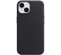 Чохол Apple iPhone 14 Leather Case with MagSafe - Midnight (MPP43)