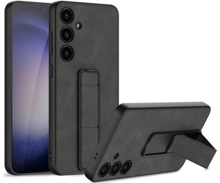 Чохол GKK Skin-Feel Matte Phone Case Foking Kickstand для Samsung Galaxy S24 Gray