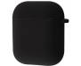 Чохол Silicone Case with Fibra AirPods 1/2 Black