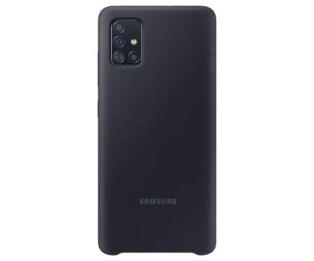 Чохол Silicone Cover Samsung A51 (A515) Black (EF-PA515TBEGRU)