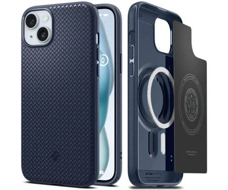 Чохол Spigen Mag Armor Apple iPhone 15 Navy Blue (ACS06816)