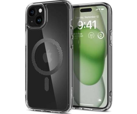 Чохол Spigen Ultra Hybrid with MagFit Apple iPhone 15 Carbon Fiber (ACS06805)