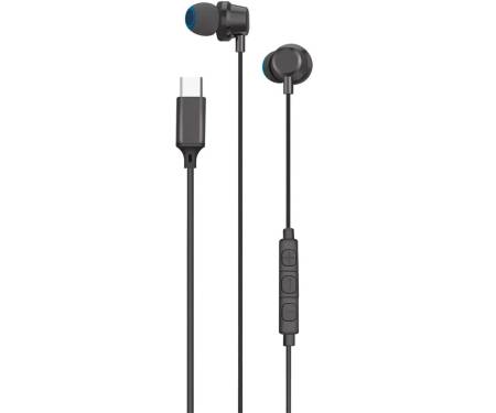 Навушники з мікрофоном Proove Scape C1 (Type-C) Black (WESC10000201)
