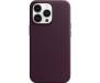 Чохол Leather Case with MagSafe для iPhone 13 Pro Max Dark Cherry
