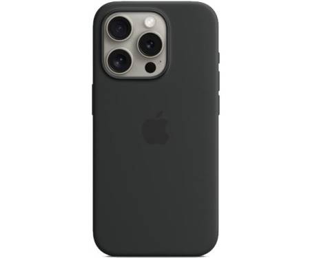 Чохол Silicone Case [Plastic Box] для iPhone 15 Pro Black