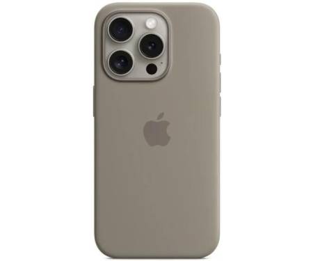 Чохол Silicone Case [Plastic Box] для iPhone 15 Pro Pebble