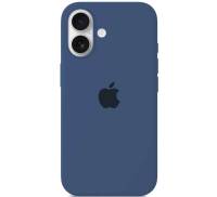 Чохол Silicone Case [Plastic Box] для iPhone 16 Deep Lake Blue