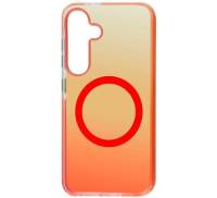 Чохол FIBRA Shock-Proof case with MagSafe Samsung S25 Orange