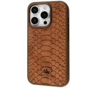 Чохол Polo Knight Case iPhone 15 Pro Max Brown