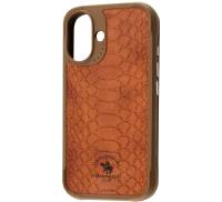 Чохол Polo Knight Case iPhone 16 Brown
