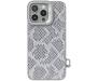 Чохол Kajsa Glamorous Collection Complex Lizard back case for iPhone 16 Pro Silver