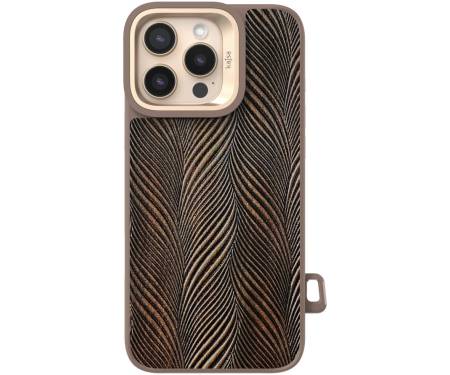 Чохол Kajsa Glamorous Collection Herringbone back case for iPhone 16 Pro Desert
