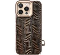 Чохол Kajsa Glamorous Collection Herringbone back case for iPhone 16 Pro Desert