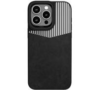 Чохол Kajsa Glamorous Collection Metallic Glossy Pastry back case for iPhone 15 Pro Black