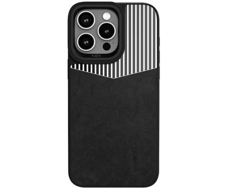 Чохол Kajsa Glamorous Collection Metallic Glossy Pastry back case for iPhone 15 Pro Max Black
