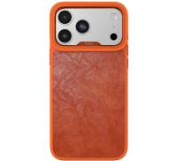 Чохол Kajsa Glamorous Collection Crazy Horse Case iPhone 17 Pro Max Orange