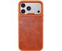 Чохол Kajsa Glamorous Collection Crazy Horse Case iPhone 17 Pro Max Orange