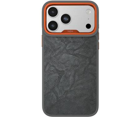Чохол Kajsa Glamorous Collection Crazy Horse Case iPhone 17 Pro Max Gray