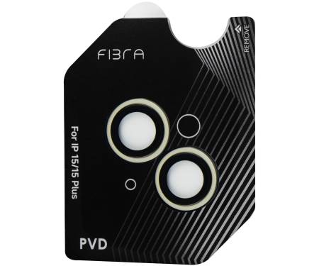 Захисне скло для камери FIBRA Protective Lens iPhone 15/15 Plus Yellow