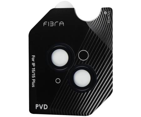 Захисне скло для камери FIBRA Protective Lens iPhone 15/15 Plus Black
